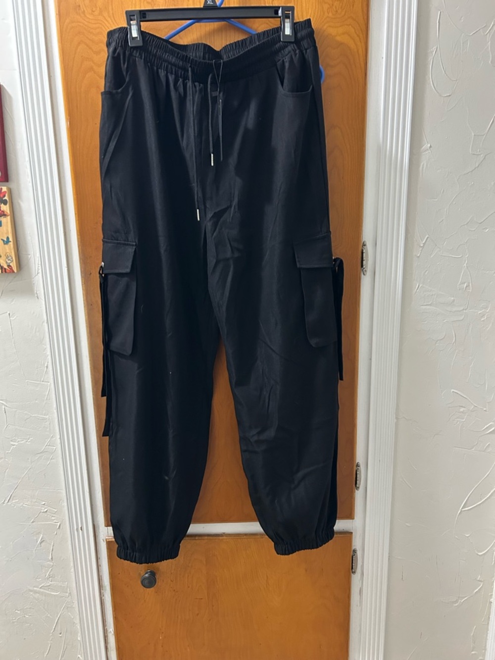 G.I.L.I. Black  Cargo Jogger Pants
